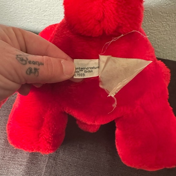 vintage 1989 Kodak Kolorkins Kosmic plush toy. 9” - Picture 4 of 5